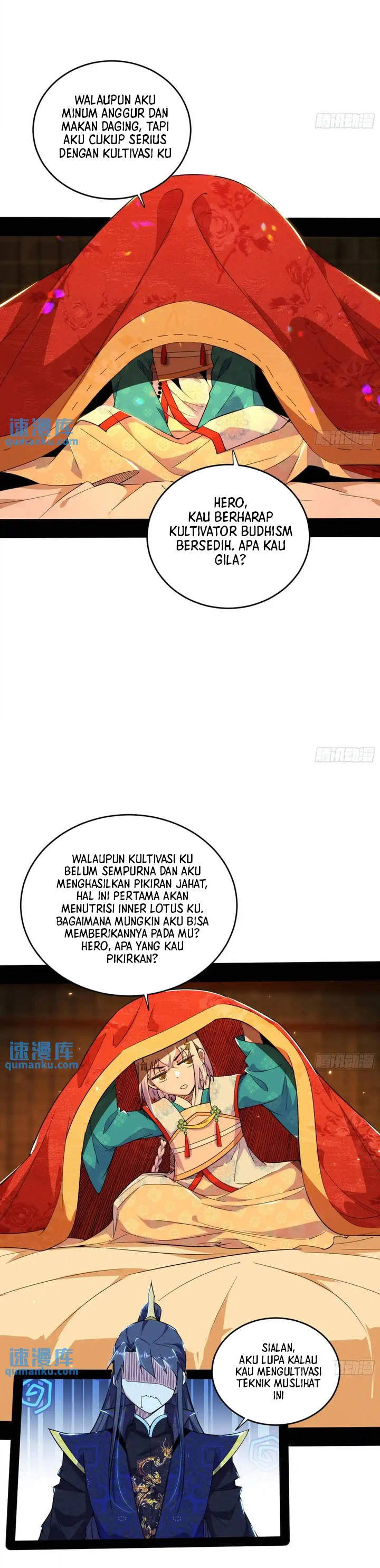 I’m An Evil God Chapter 423 Bahasa Indonesia